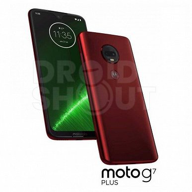 Все смартфоны линейки Moto G7 показали на рендерах